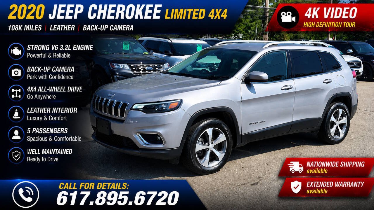 Used 2020 Jeep Cherokee Limited AWD/4WD image 1