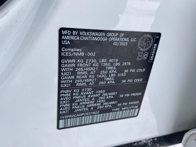 Used 2023 Volkswagen Atlas SEL Premium AWD/4WD image 23