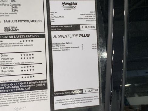 Certified 2025 BMW 330i xDrive Sedan w/ Premium Package AWD/4WD image 32