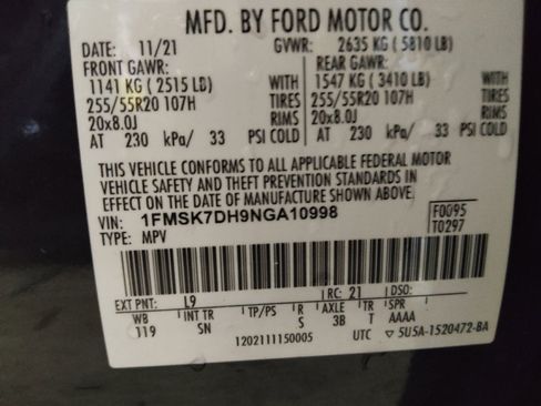 Used 2022 Ford Explorer XLT w/ Equipment Group 202A RWD image 33