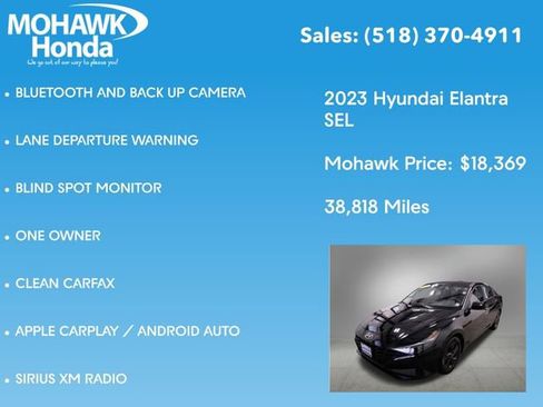 Used 2023 Hyundai Elantra SEL image 7