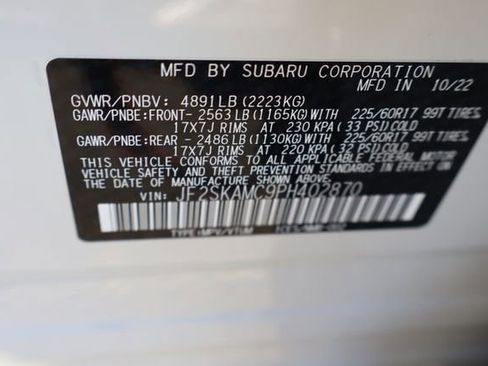 Certified 2023 Subaru Forester Wilderness image 46