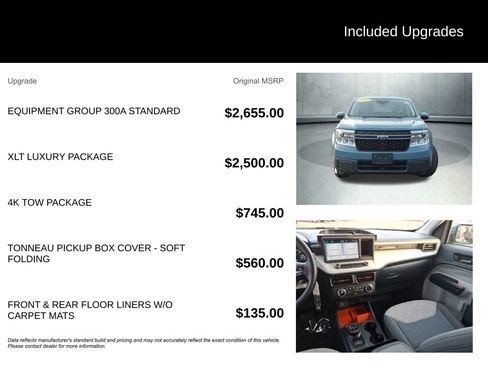 Used 2022 Ford Maverick XLT w/ Equipment Group 300A Standard image 3