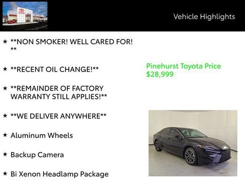 Certified 2025 Toyota Camry XLE image 19