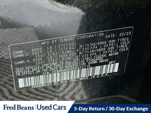 Used 2023 Subaru Ascent Touring image 36