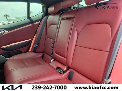 Certified 2022 Kia Stinger GT1 w/ Red Interior Color Package RWD image 14