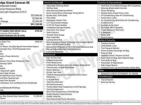 Used 2019 Dodge Grand Caravan SE w/ UConnect Hands-Free Group FWD image 6