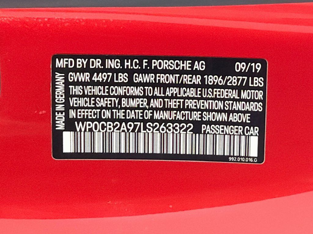 Certified 2020 Porsche 911 Carrera S RWD image 33