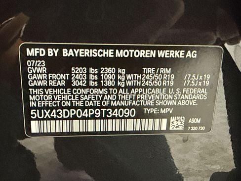 Used 2023 BMW X3 sDrive30i w/ Convenience Package RWD image 26