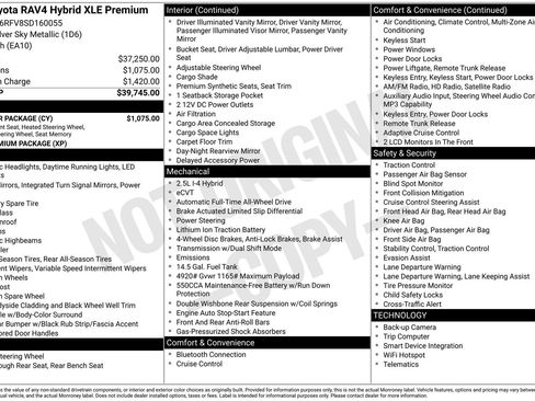 Used 2025 Toyota RAV4 XLE Premium w/ Weather Package image 13