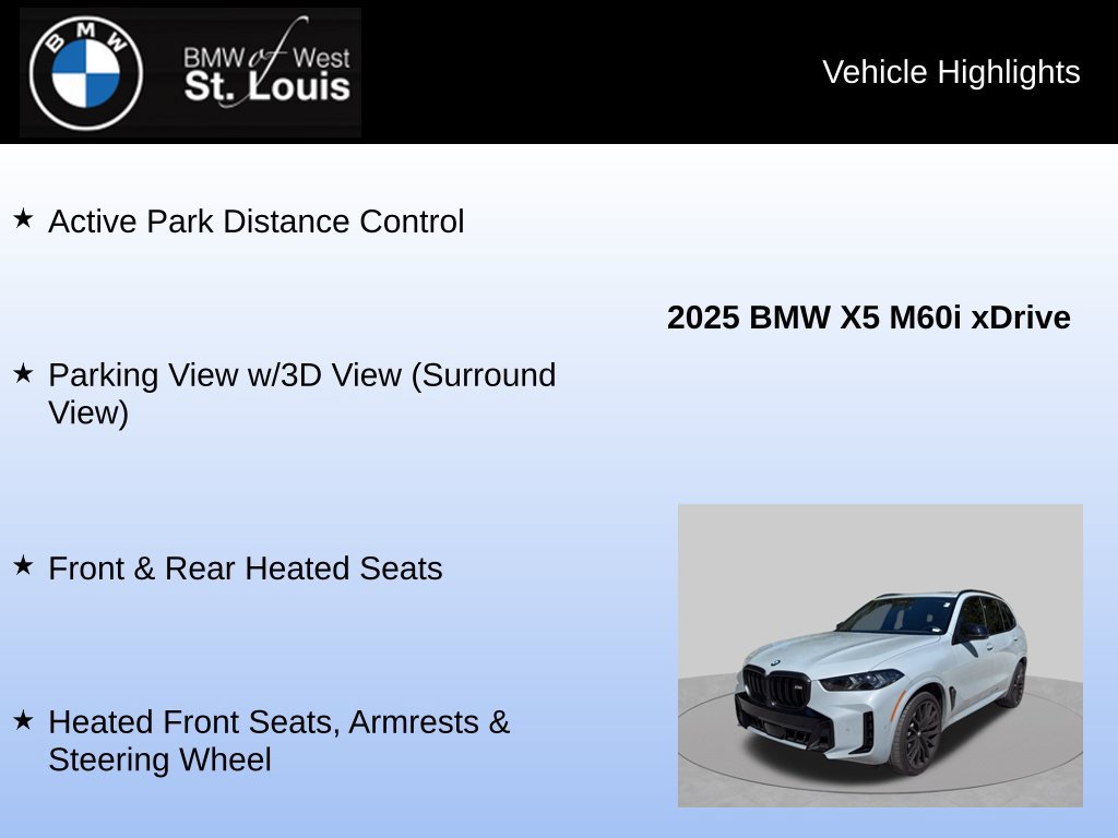 Used 2025 BMW X5 M60i w/ Climate Comfort Package AWD/4WD image 24