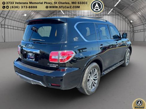 Used 2019 Nissan Armada Platinum w/ Captain's Chairs Package image 3