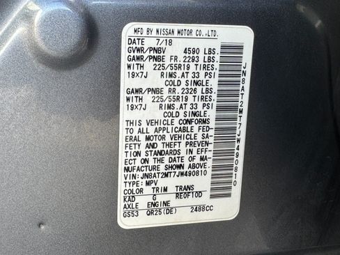 Used 2018 Nissan Rogue SL w/ Premium Package FWD image 45
