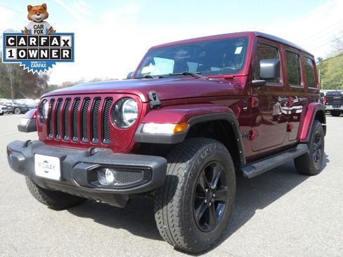 Used 2021 Jeep Wrangler Unlimited Sahara AWD/4WD image 1