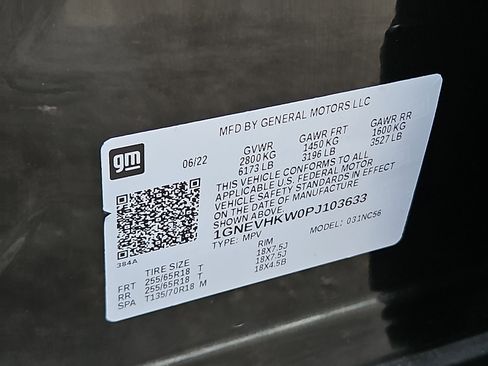 Certified 2023 Chevrolet Traverse LT w/ Rear Camera Mirror Package image 26