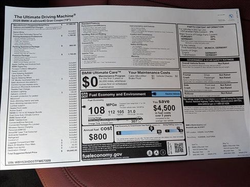 New 2026 BMW i4 eDrive40 RWD image 20