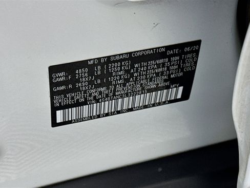 Used 2020 Subaru Outback Limited w/ Popular Package #2 image 12