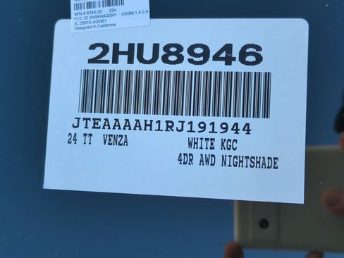 Used 2024 Toyota Venza Nightshade image 35