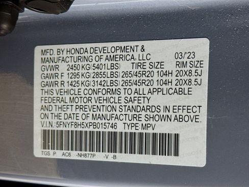 Used 2023 Honda Passport EX-L image 38