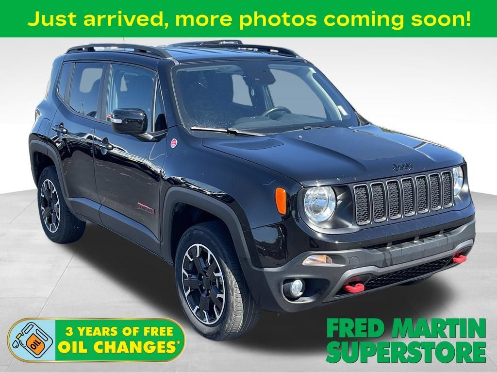 Used 2023 Jeep Renegade Trailhawk w/ Trailer Tow Group AWD/4WD 360° Tour