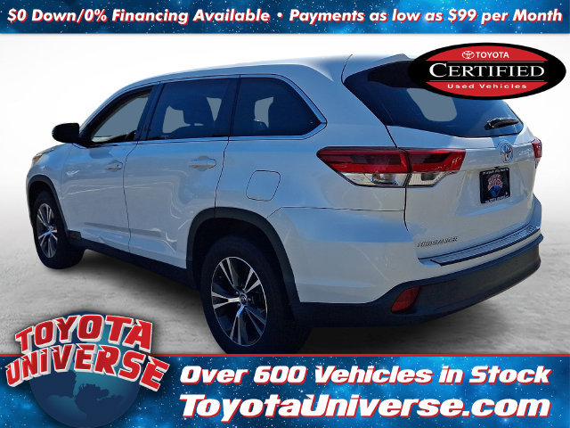 Certified 2019 Toyota Highlander LE w/ Carpet Mat Package (TMS) FWD image 3