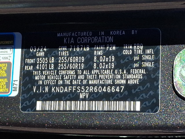 Used 2024 Kia EV9 Wind AWD/4WD image 28