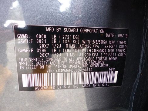 Used 2020 Subaru Ascent Limited w/ Technology Package image 27