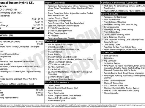 Certified 2024 Hyundai Tucson SEL AWD/4WD image 36