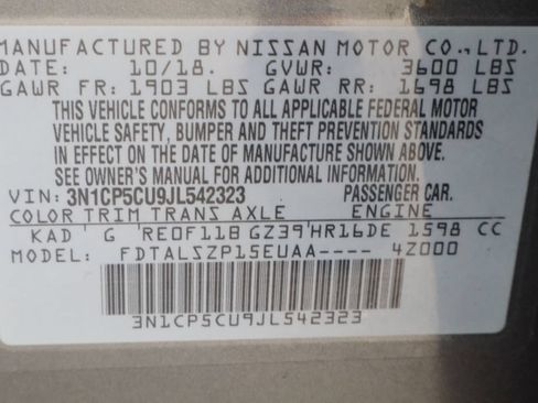 Used 2018 Nissan Kicks SV FWD image 31