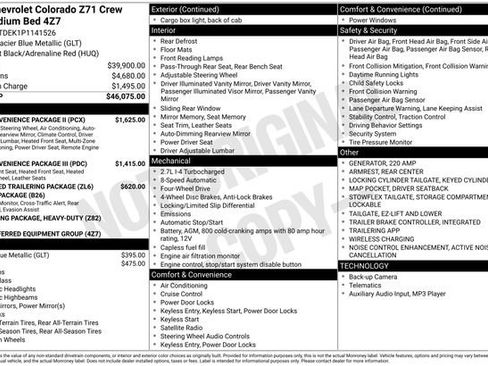 Used 2023 Chevrolet Colorado Z71 w/ Z71 Convenience Package 2 image 5