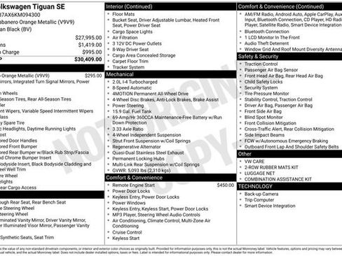Used 2019 Volkswagen Tiguan SE image 15