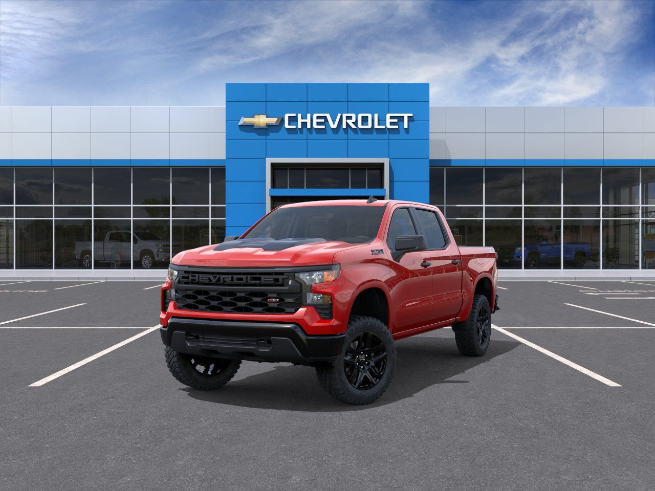 New 2026 Chevrolet Silverado 1500 Custom Trail Boss w/ Dark Appearance Package AWD/4WD image 8
