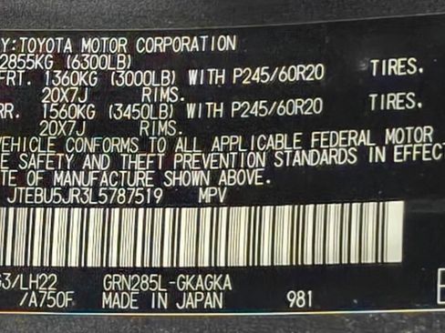 Used 2020 Toyota 4Runner Nightshade image 55