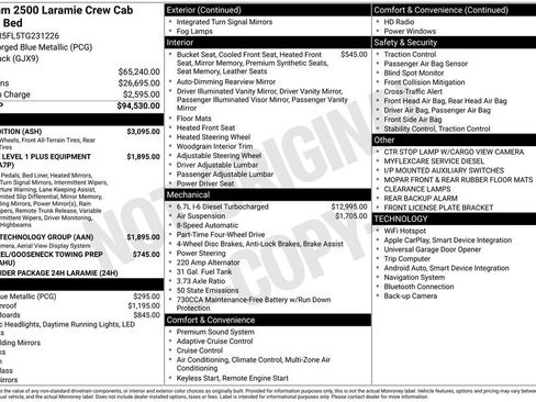 New 2026 RAM 2500 Laramie w/ Night Edition AWD/4WD image 27