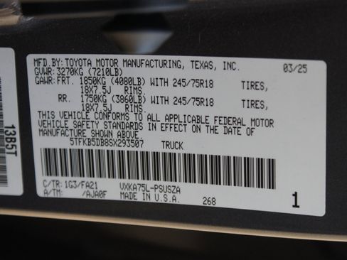 Certified 2025 Toyota Tundra SR image 24