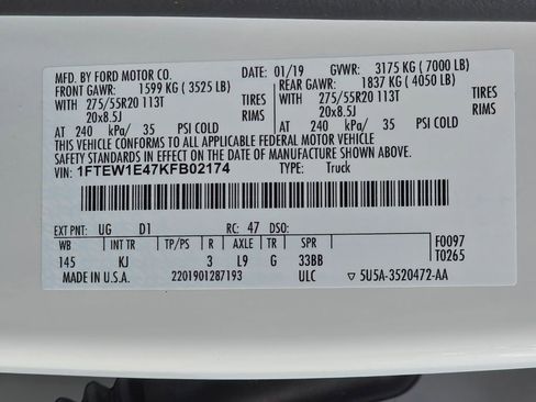 Used 2019 Ford F150 King Ranch w/ Equipment Group 601A Luxury image 28