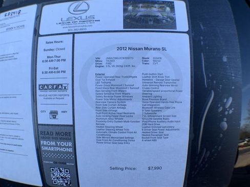 Used 2012 Nissan Murano SL image 25