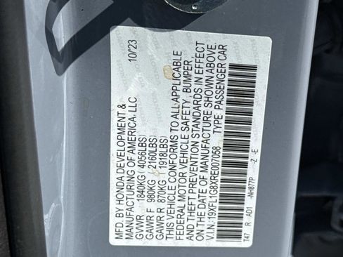 Certified 2024 Honda Civic Sport Touring image 25