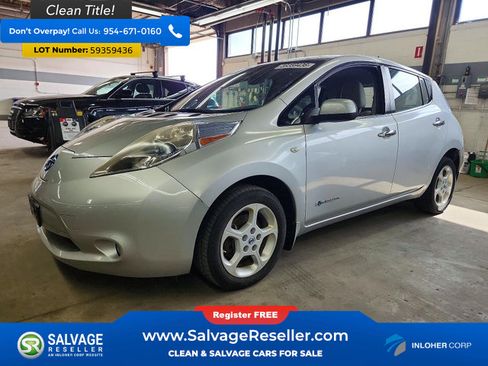Used 2012 Nissan Leaf SL w/ Protection Pkg FWD image 1