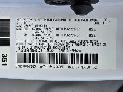 Used 2019 Toyota Tacoma TRD Sport AWD/4WD image 23