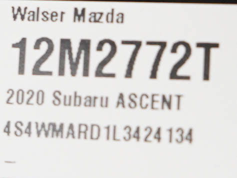 Used 2020 Subaru Ascent Touring w/ Popular Package #2A AWD/4WD image 33