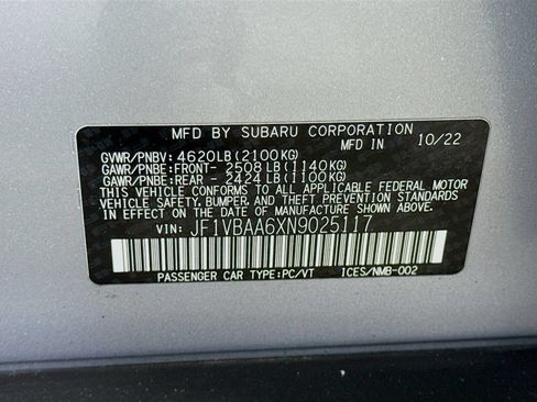 Used 2022 Subaru WRX AWD/4WD image 30