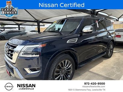 Certified 2023 Nissan Armada Platinum w/ Captain's Chairs Package