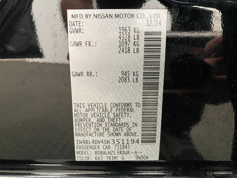 Certified 2025 Nissan Altima 2.5 SV FWD image 29