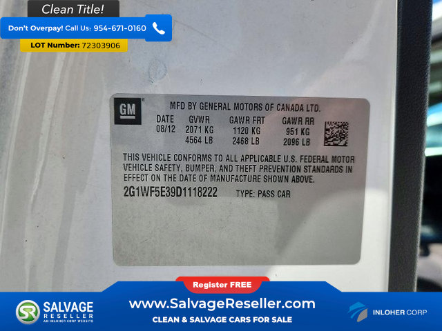 Used 2013 Chevrolet Impala LS FWD image 16