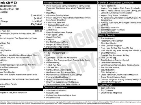 New 2026 Honda CR-V EX image 32