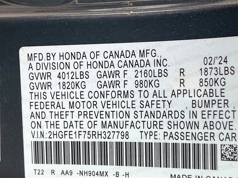 Used 2024 Honda Civic EX image 31
