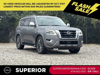 Used 2021 Nissan Armada Platinum w/ Captain's Chairs Package