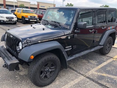 Used 2015 Jeep Wrangler Unlimited Sport w/ Mopar Black Appearance Group image 3