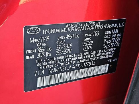 Used 2019 Hyundai Santa Fe Ultimate 4D Sport Utility image 32